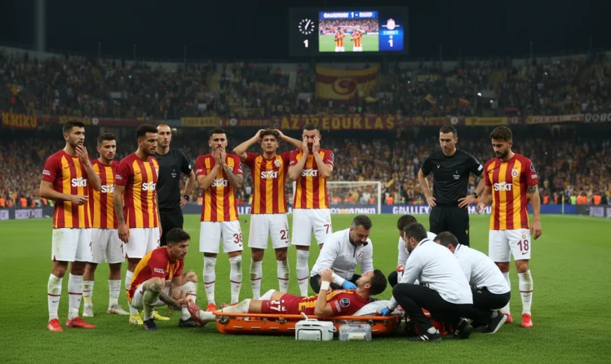 Gabriel Sara’nın Sakatlanması ile Galatasaray’da Şampiyonluk Belirsizliği