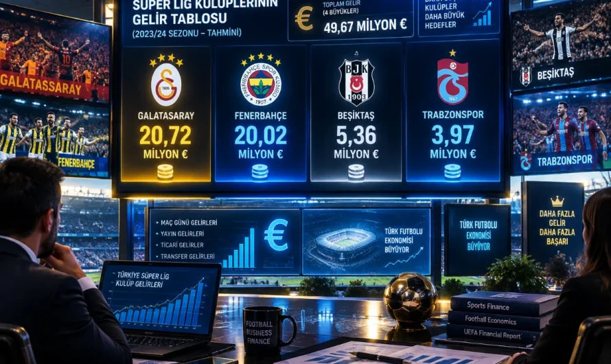 Avrupa Sahasında Kasa Doluyor: Türk Kulüplerinin Güncel UEFA Gelirleri